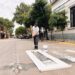 La municipalidad de Cañada de Gómez trabaja en la demarcación de sendas peatonales