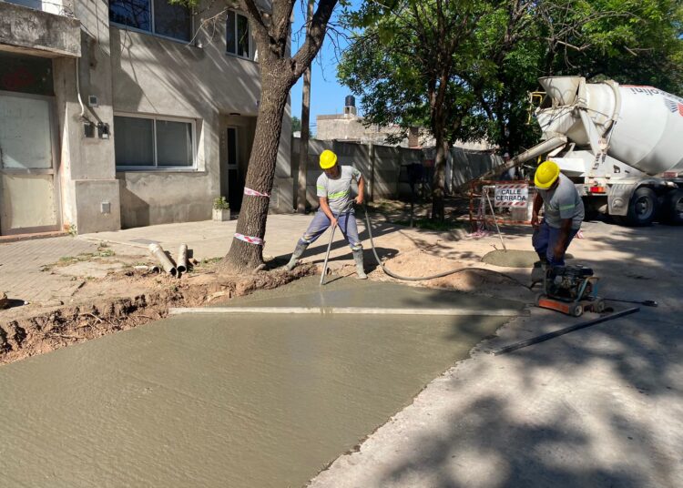La municipalidad de Cañada de Gómez continúa con obras de conservación de pavimento