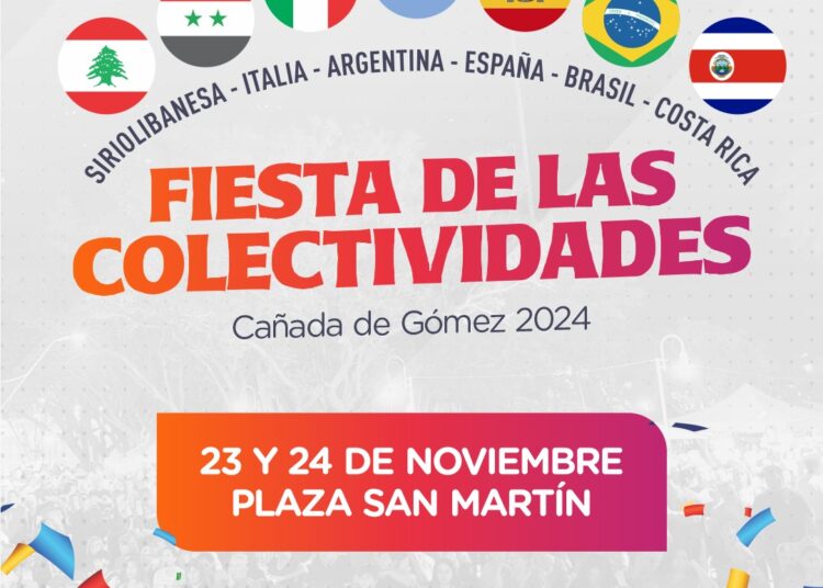 Este fin de semana realizará la Fiesta de Colectividades 2024