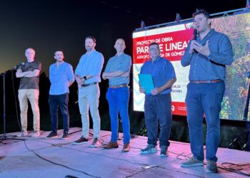 Chale presentó las obras del Parque Lineal Arroyo Cañada de Gómez