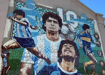El Mural más grande de Maradona, estará en un pequeño  pueblo entrerriano