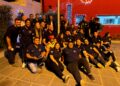 Chale participó del acto de juramento de nuevos bomberos