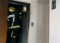 Cañada de Gómez: Principio de incendio en un ascensor en un edificio de Lavalle al 400