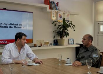 Chale recibió a gendarmería nacional para trabajar juntos en la prevención en seguridad