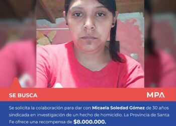Rosario: Continúan buscando a una mujer sindicada en investigación de un hecho de homicidio