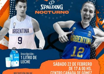 ¡Se viene el Torneo de Basquet 3×3 Spalding nocturno en Cañada de Gómez!