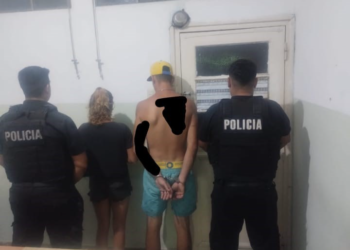 Una mujer y un hombre fueron aprehendidos en Andino por robar en un gimnasio