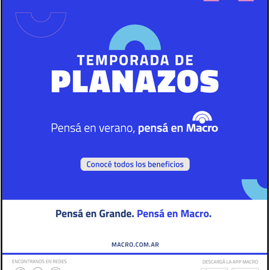 El verano con Banco Macro es un “Planazo”