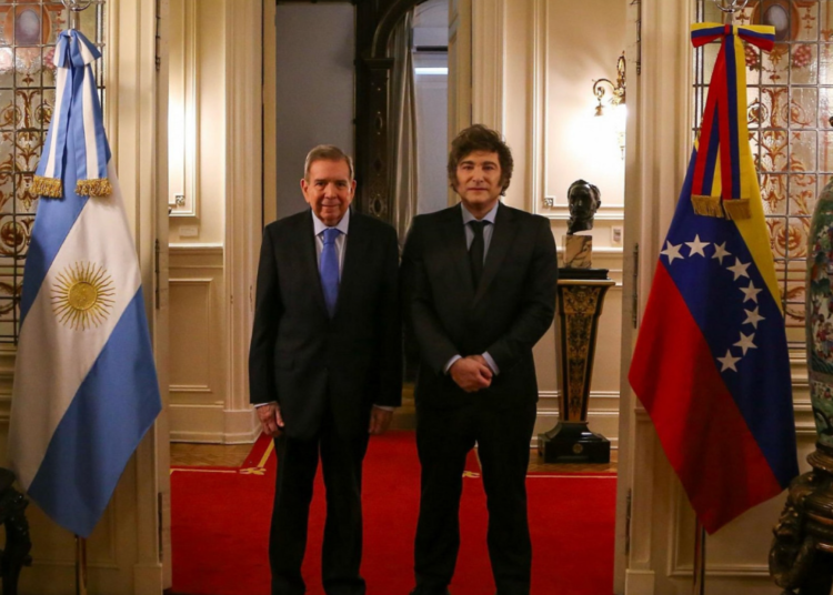 El Presidente Javier Milei mantuvo una audiencia con el Presidente electo de Venezuela, Edmundo González Urrutia
