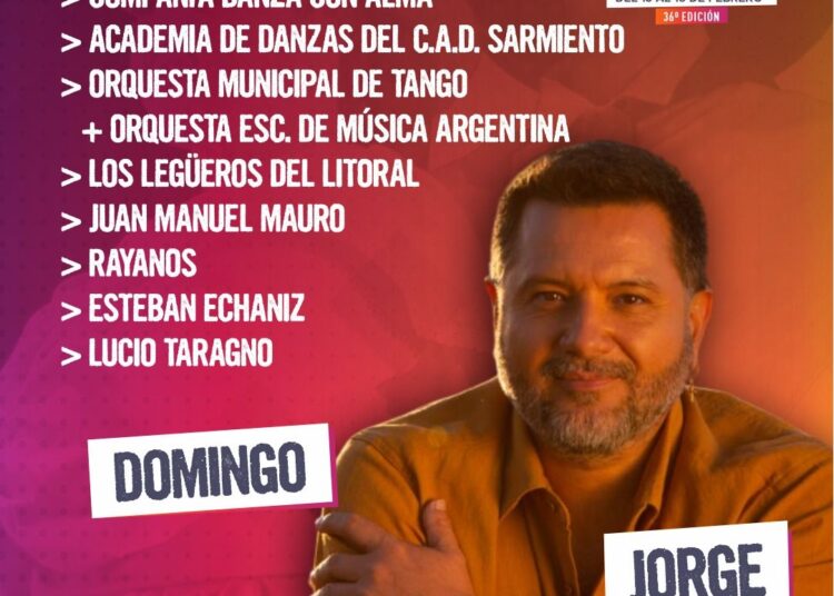 Confirmaron la grilla para las cuatro noches de la 36° edición del Festival Las Tres Lunas de Cañada de Gómez