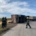 Accidente en Autopista y Acceso a Ruta 91: Volcó un Acoplado de Camión con Maíz