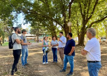 La municipalidad de Cañada de Gómez comienza a trabajar el proyecto de puesta en valor del Parque Municipal