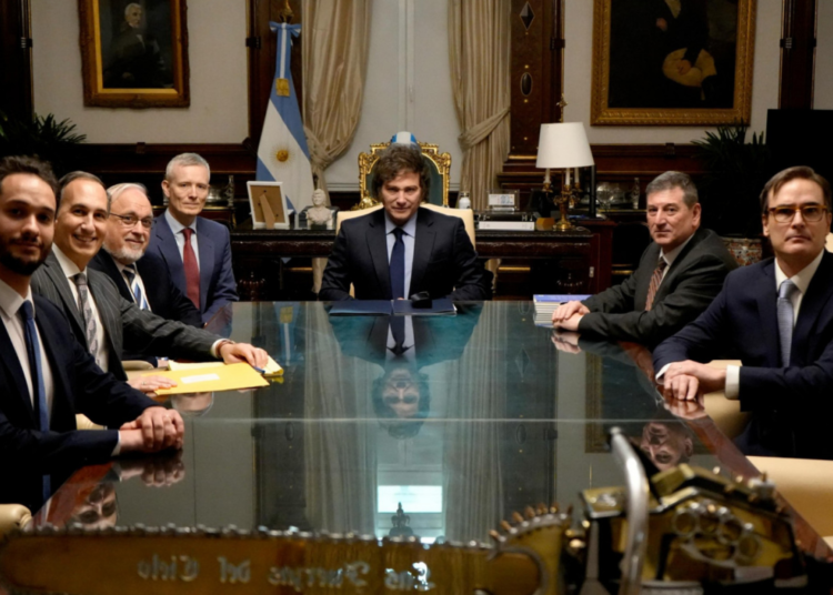 El Presidente Milei se reunió con autoridades del Centro Simon Wiesenthal