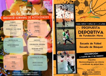 Fundación Nova presenta las propuestas Deportivas y de Talleres recreativos para el ciclo 2025