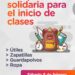 La municipalidad de Cañada de Gómez realiza una campaña solidaria para el inicio de clases