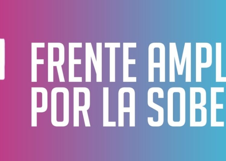 Frente Amplio Por La Soberanía Cañada de Gómez presenta sus precandidatos para concejales