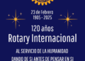 Rotary Internacional celebra 120 años de servicio a la humanidad