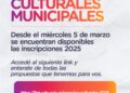 Inscripciones a espacios culturales municipales
