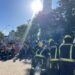 Presentaron nuevos móviles y equipamiento de los bomberos voluntarios en plaza San Martín