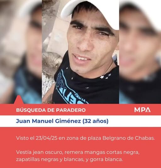 Buscan a un joven de Chabás