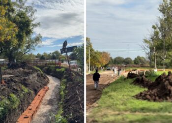 La Municipalidad de Cañada de Gómez dio inicio a las obras del Parque Lineal del Arroyo