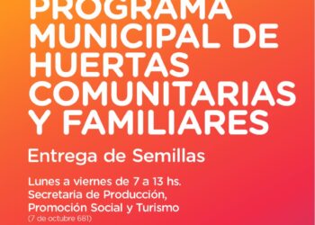 Continúa la entrega de semillas dentro del Programa Municipal de Huertas Comunitarias y Familiares
