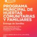 Continúa la entrega de semillas dentro del Programa Municipal de Huertas Comunitarias y Familiares