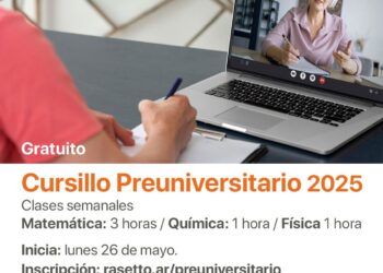 La Senaduría de Iriondo lanzó cursillos preuniversitarios para jóvenes del departamento