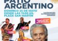 La Municipalidad de Cañada de Gómez invita este domingo al “Patio Argentino” para conmemorar el 25 de mayo, en Plaza San Martín