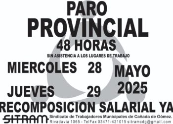 Paro de Municipales por 48 horas