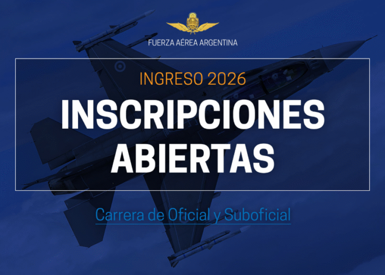 Ingreso 2026: Abrieron las inscripciones para la Carrera Militar