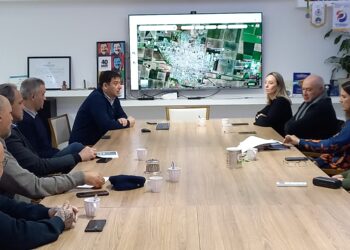 Cañada de Gómez: La presidente de Aguas Santafesinas se reunió con el intendente Matías Chale