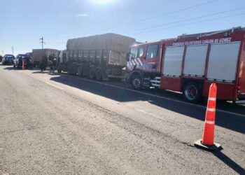 Un chofer de camión oriundo de Río Segundo se descompensó y falleció en Ruta 91 pasando Ruta 9