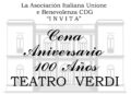 Cena Aniversario por los 100 años del Teatro Verdi de Cañada de Gómez