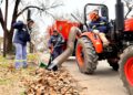 La Municipalidad de Cañada de Gómez sumó una nueva máquina aspiradora y trituradora de hojas