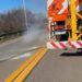 La Municipalidad de Cañada de Gómez y  Vialidad Nacional realizaron tareas de demarcación en el acceso a la autopista