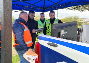 El dron de última tecnología de Bomberos Cañada de Gómez fue clave en la búsqueda del joven rosarino en el río Paraná