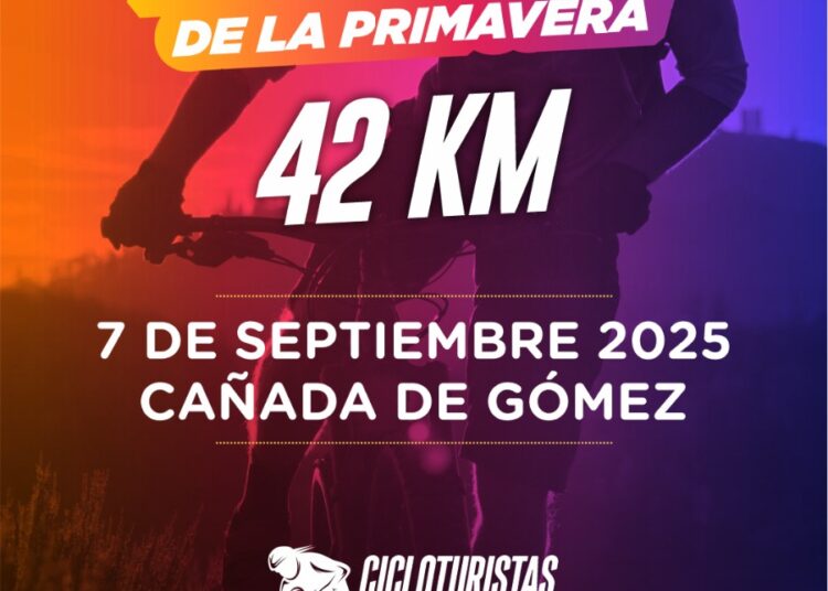 Cicloturismo de la primavera en Cañada de Gómez