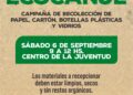 EL MUNICIPIO CAÑADENSE ORGANIZA JORNADA DE ECOCANJE PARA FOMENTAR EL CUIDADO DEL AMBIENTE