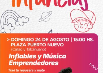 Paseo de las Infancias: Este domingo 24 de agosto en Plaza Puerto Nuevo