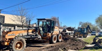 La Municipalidad de Cañada de Gómez avanza la obra de pavimento en la zona norte de la ciudad