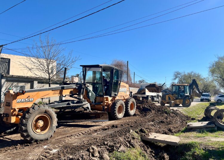 La Municipalidad de Cañada de Gómez avanza la obra de pavimento en la zona norte de la ciudad