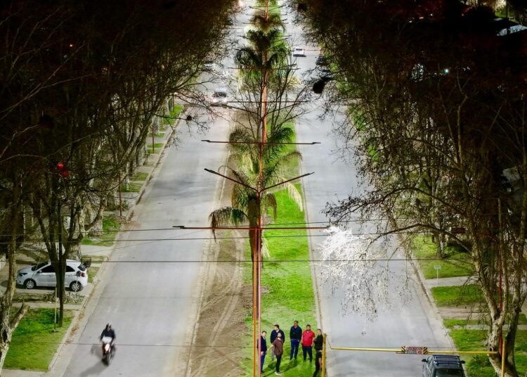 La Municipalidad de Cañada de Gómez avanza con el Plan de Iluminación Eficiente LED