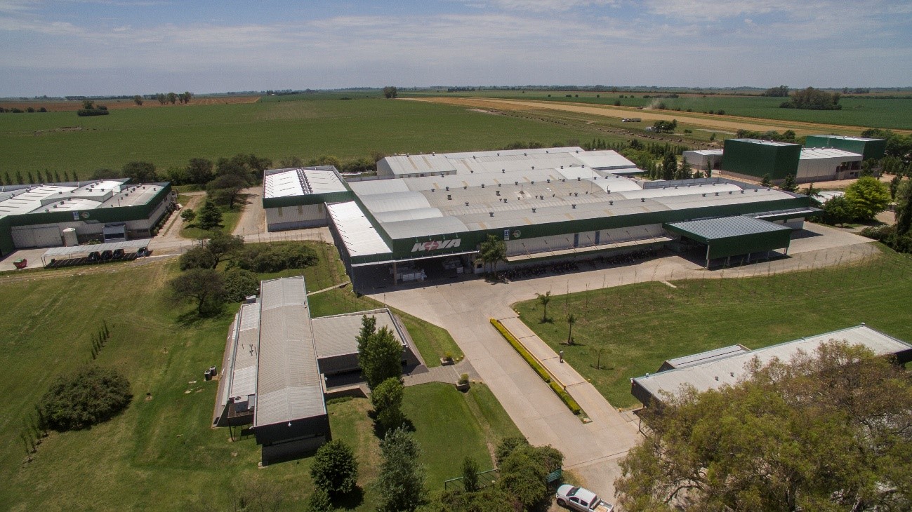 Vista aérea de la empresa en el 2015