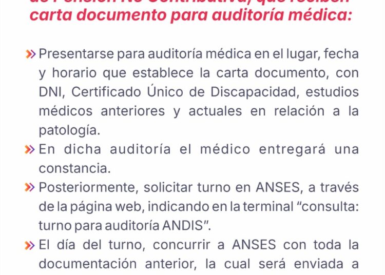 INFORMACIÓN IMPORTANTE SOBRE PENSIONES NO CONTRIBUTIVAS