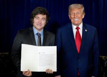 (Video) El Presidente Milei mantuvo una reunión bilateral con el Presidente Donald Trump