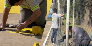 La Municipalidad de Cañada de Gómez continúa con las mejoras en el parque municipal