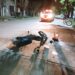 Montes de Oca: El conductor de una moto sufrió un accidente en la zona urbana