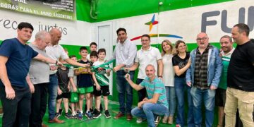 Inauguración de los nuevos vestuarios en el Club Sarmiento de Cañada de Gómez
