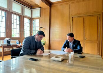 El municipio firmó un convenio con Bunge para seguir poniendo en valor el predio ferroviario